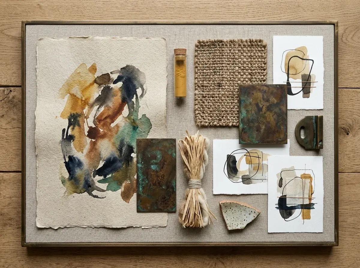 Curated Arrival mood board