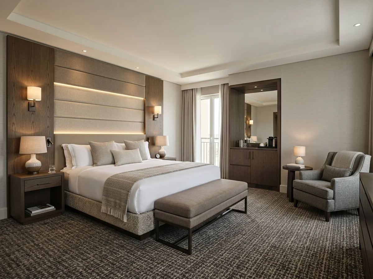 Tailored hotel guestroom furniture package