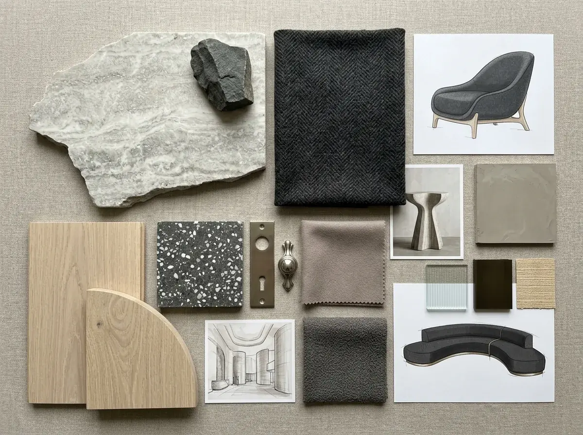 Monumental Lounge mood board