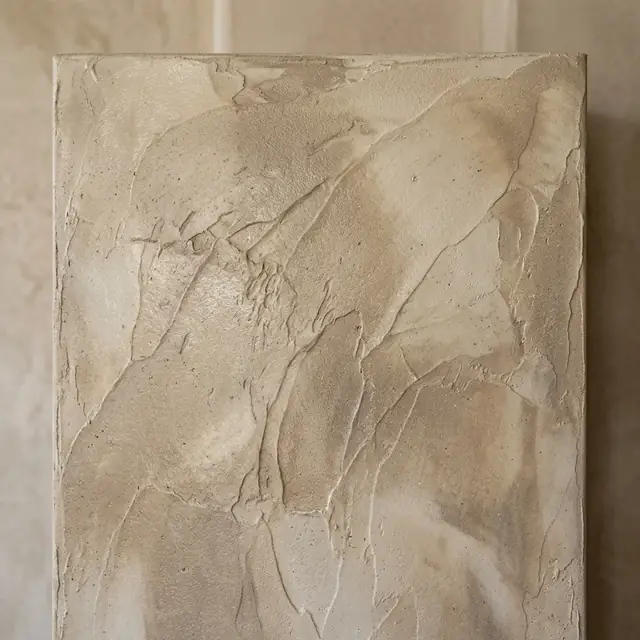 Mineral Plaster material sample