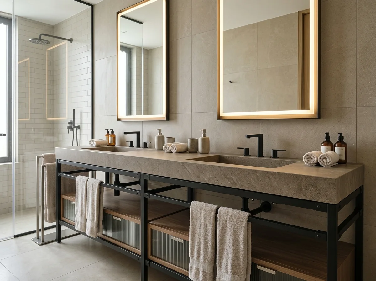 Premium value-engineered hotel bathroom package